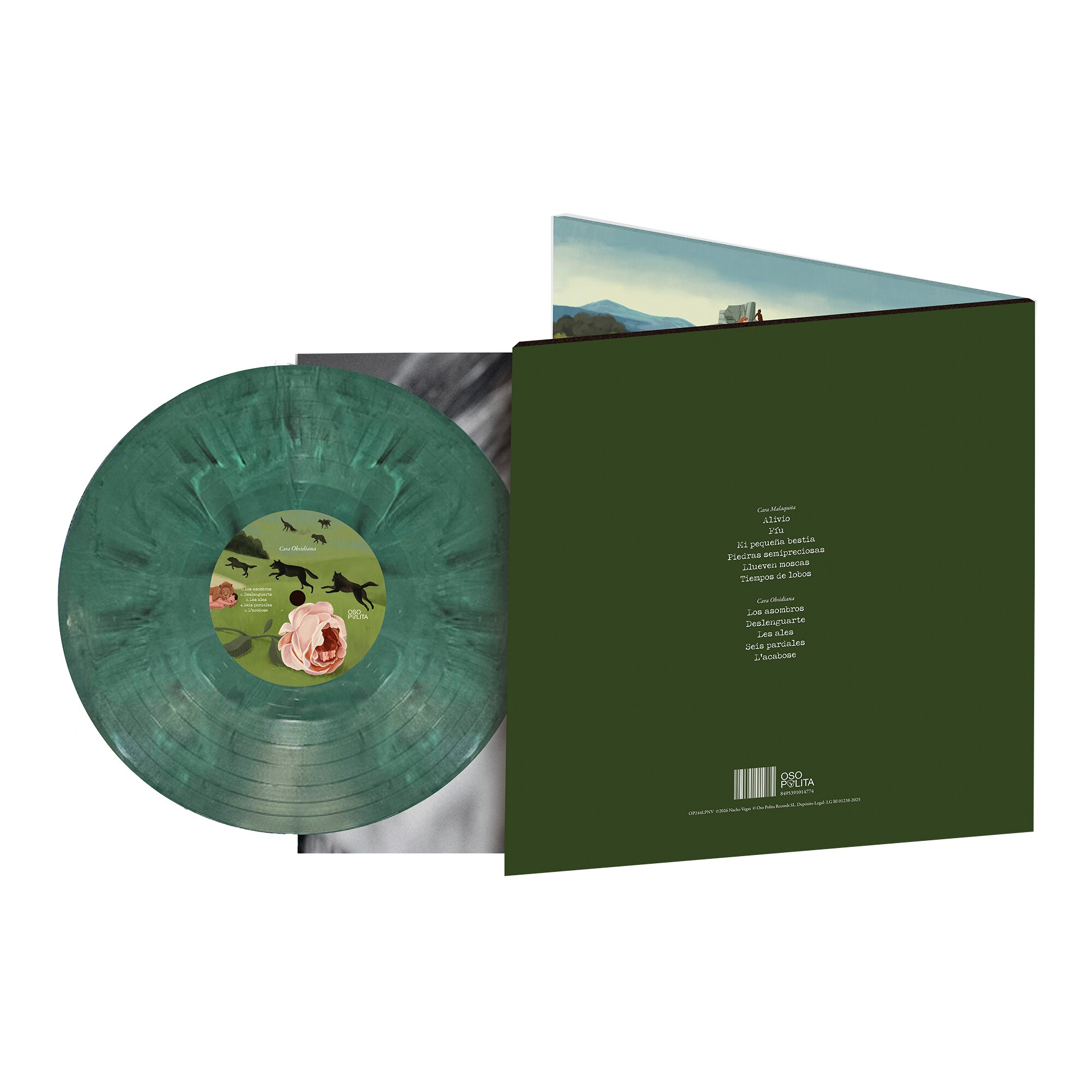 Vidas semipreciosas (Edición Deluxe Color) (LP-Vinilo) Verde-2