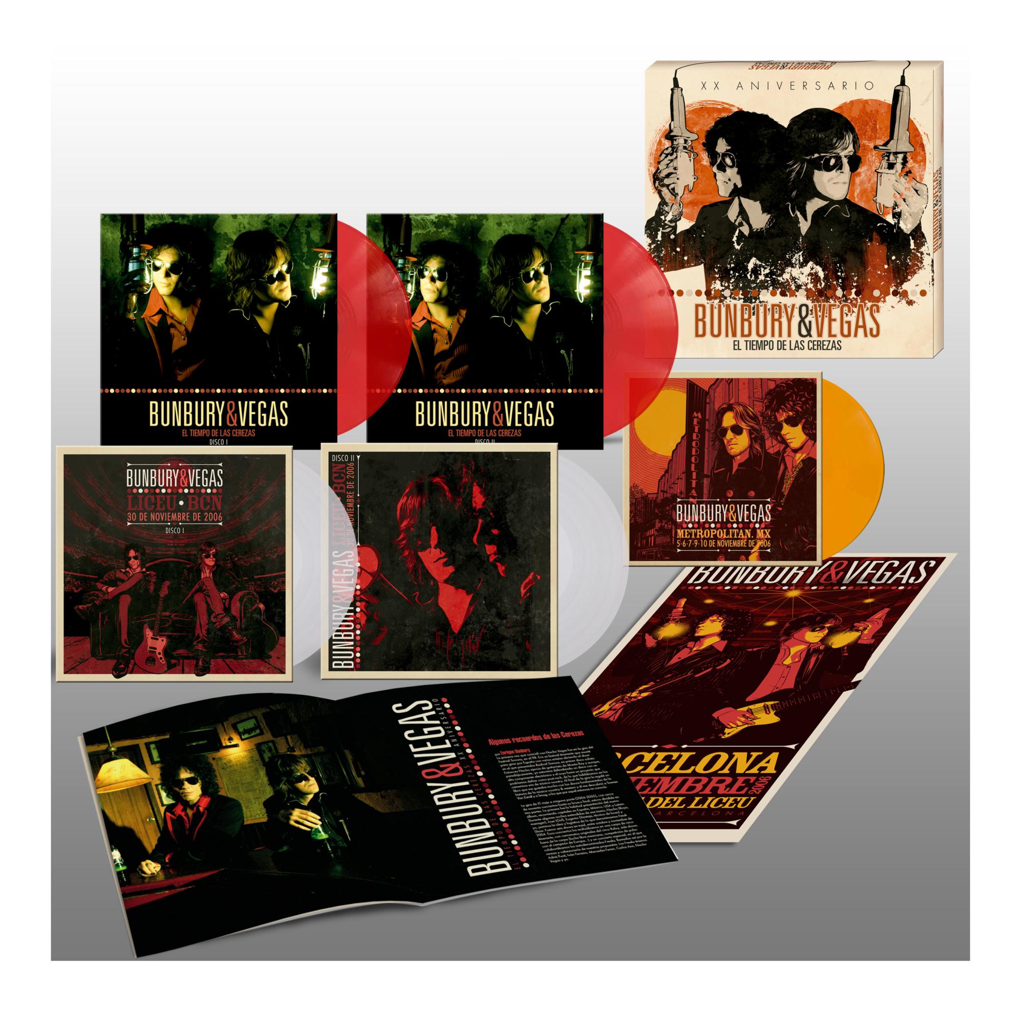 Imagen 0 de El tiempo de las cerezas XX Aniversario (Edición Color) (BOX 5 LP-Vinilo + Libro + Póster)