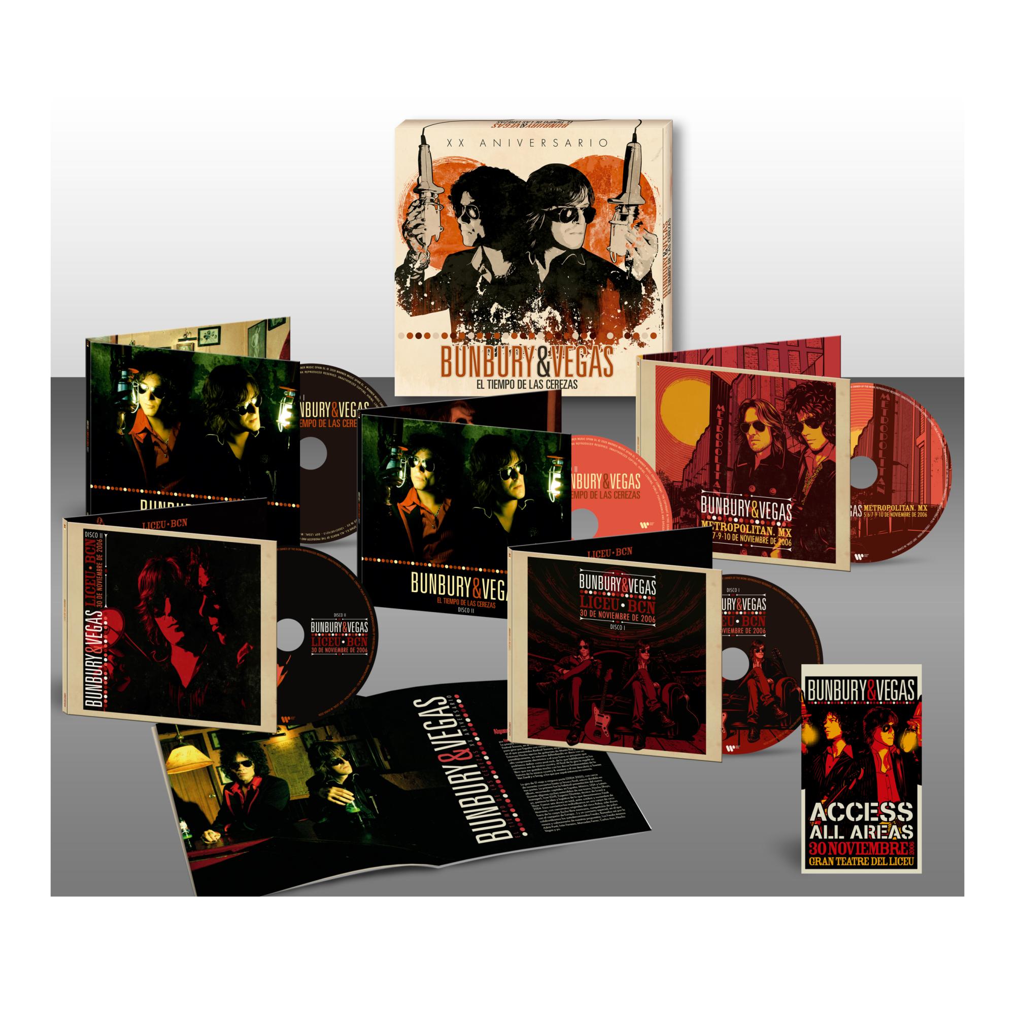 Imagen 0 de El tiempo de las cerezas XX Aniversario (5 CD + Libro + Pase)