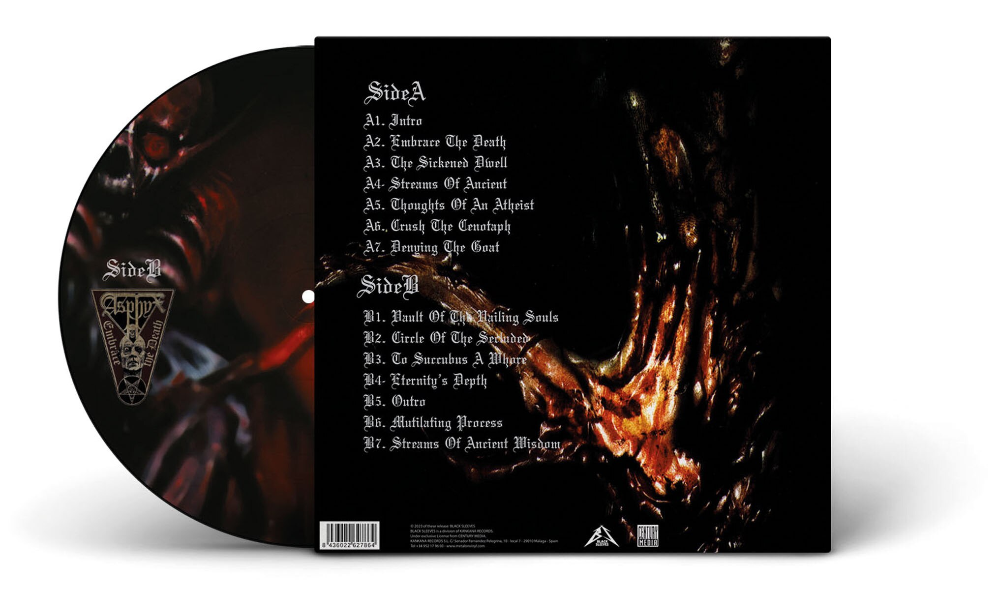 Embrace the death (Picture Disc) (LP-Vinilo) Estampado-3