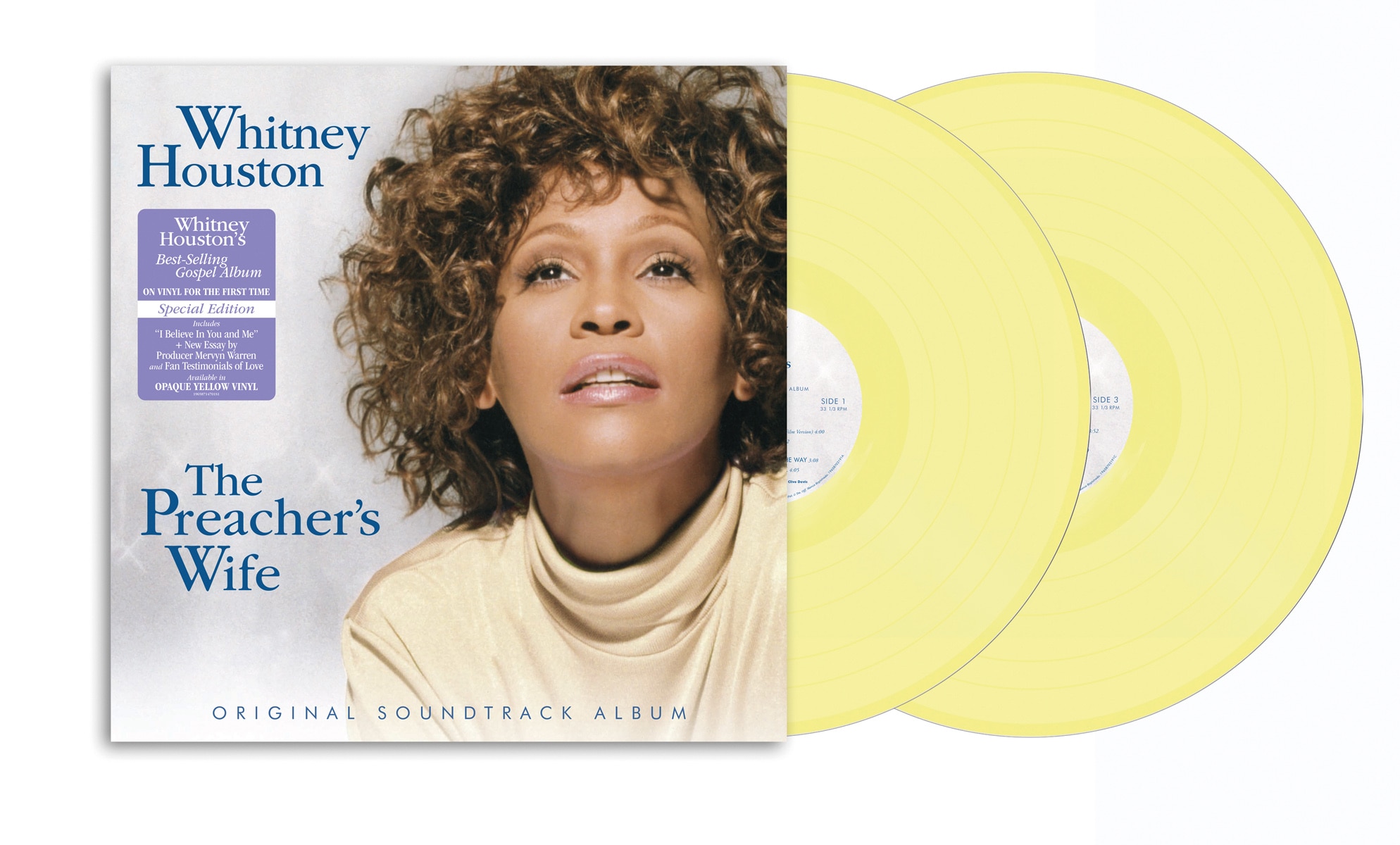 The Preacher's Wife (B.S.O) (Edição Color) (2 LP-Vinil) Amarelo-2