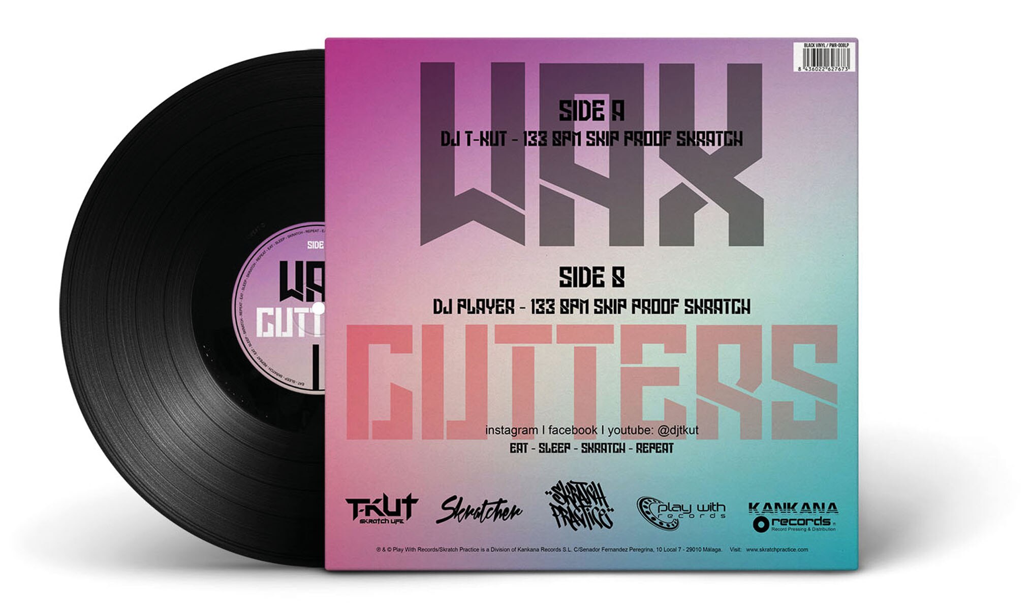 Wax Cutters 12'' - Colour Black (LP-Vinilo) 3