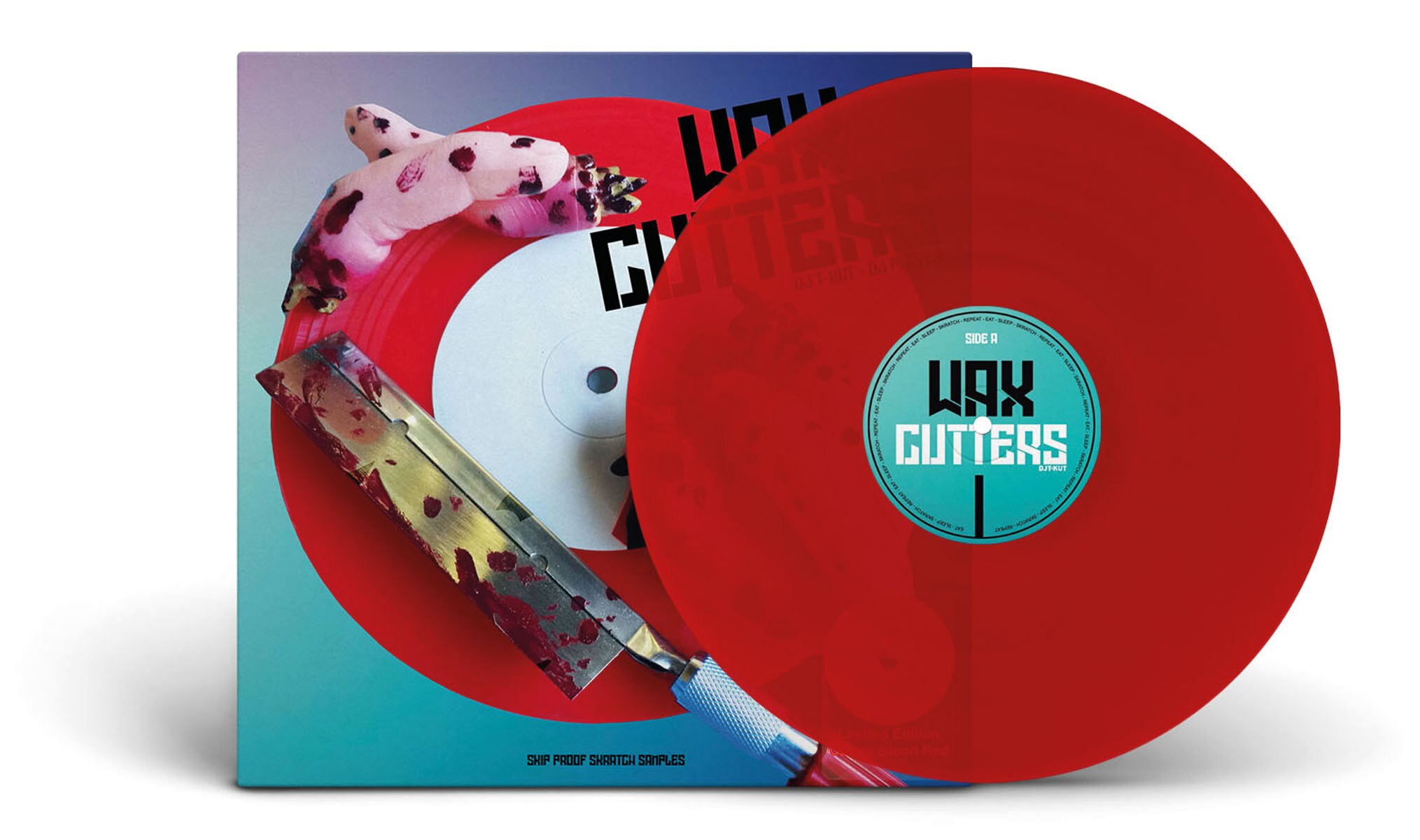 Wax Cutters 12'' - Colour Blood Red (LP-Vinilo) Rojo-2