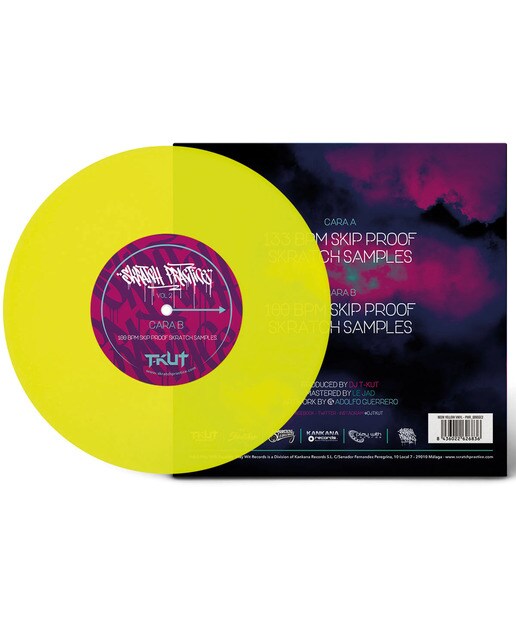 Skratch Practice Vol. 2 (Edición Color 7'') (LP-Vinilo) Amarillo-3