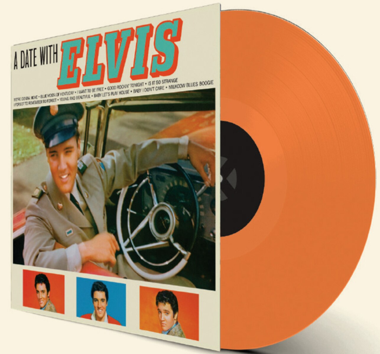 A date with Elvis (Edición Color) (LP-Vinilo) Naranja-2
