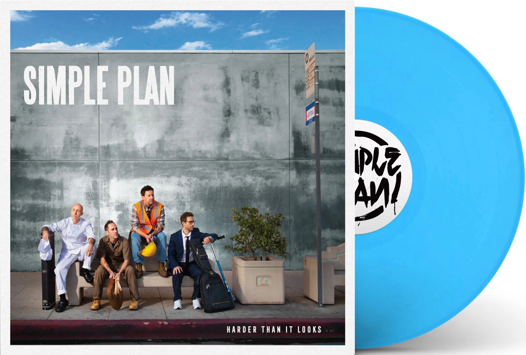 Simple plan (Edición Color) (LP-Vinilo) Azul-2
