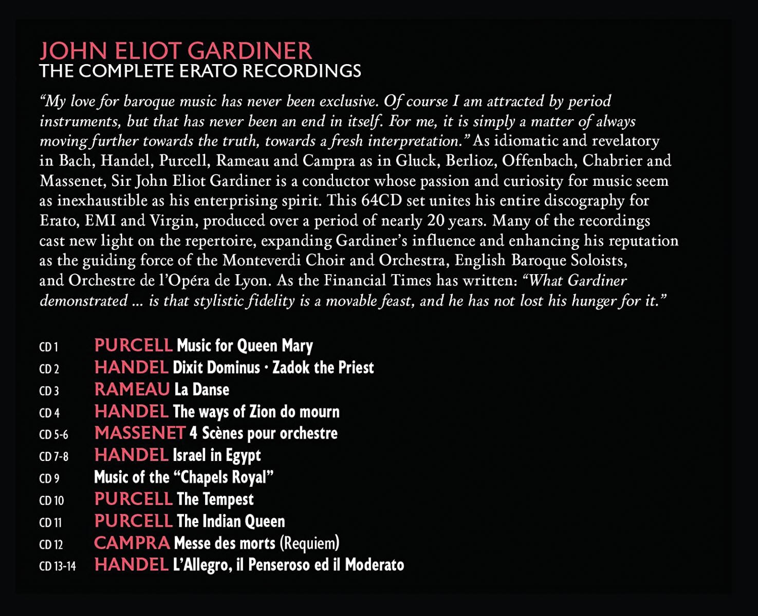The complete Erato recordings (64 CD) 3