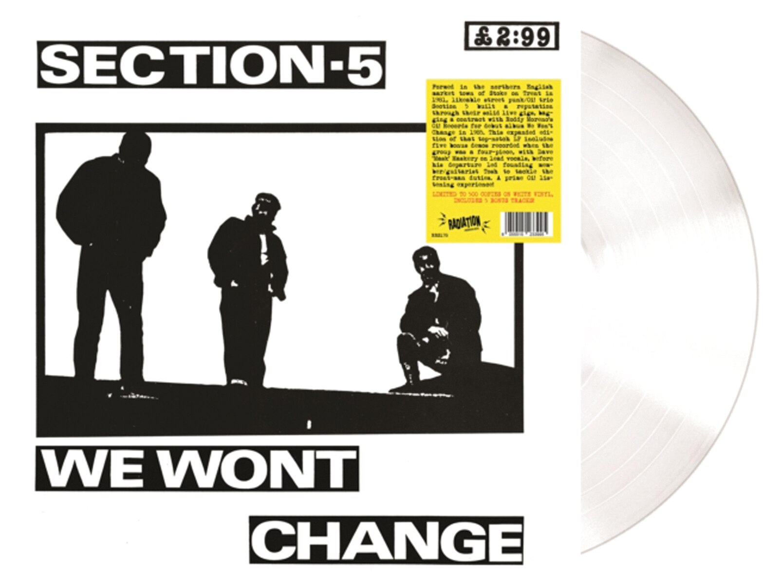 We won't change (Edición Color) (LP-Vinilo) Blanco-2