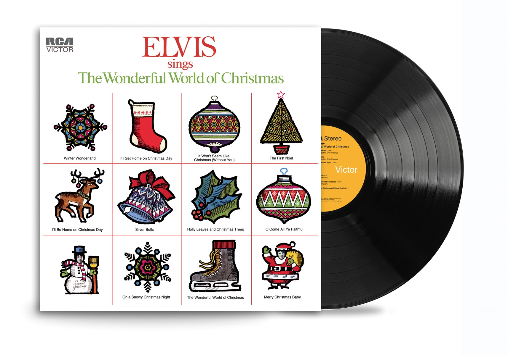 Elvis Sings the Wonderful World of Christmas (LP-Vinil) 2
