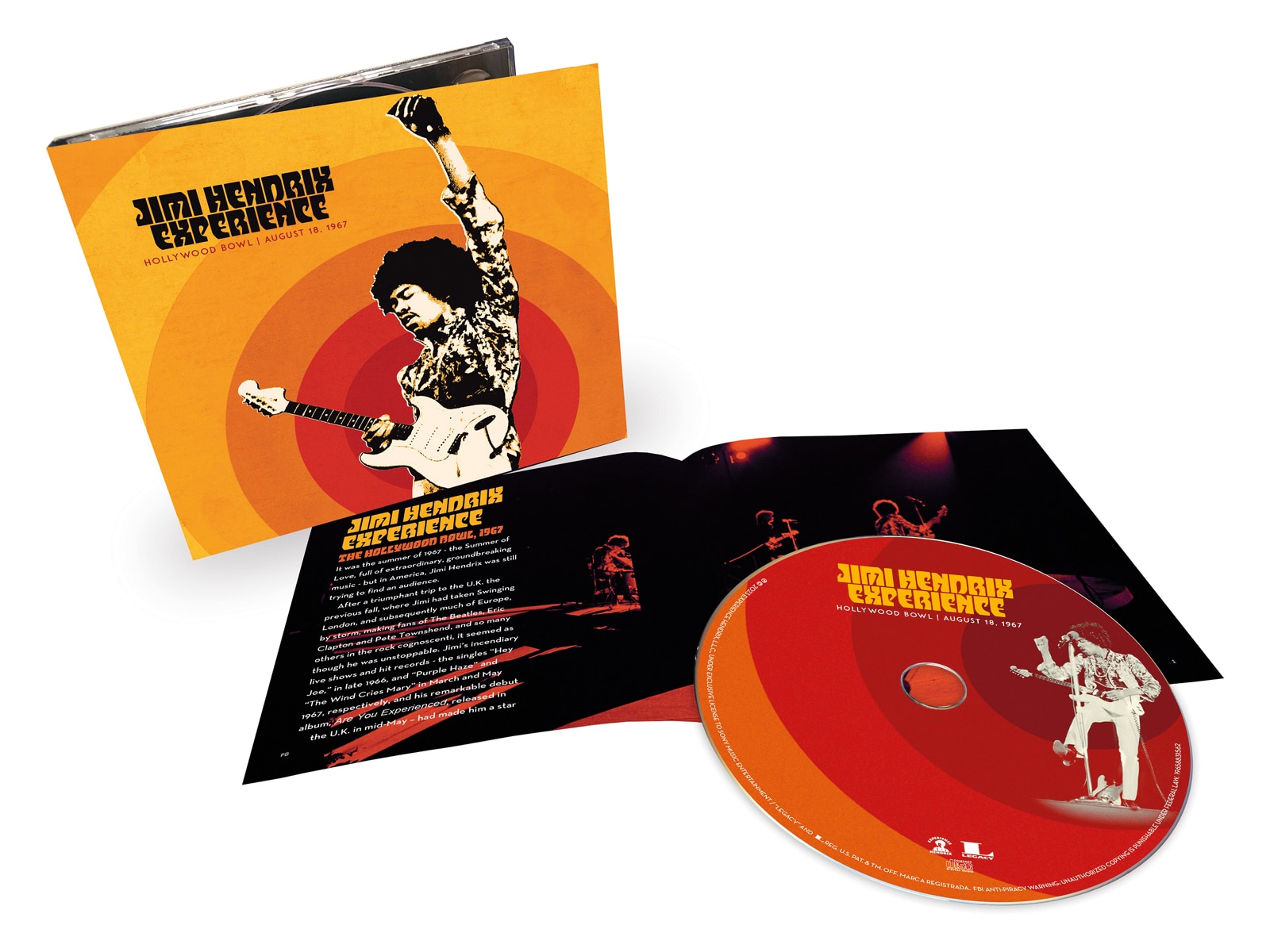 Imagen 2 de Jimi Hendrix Experience: Live at theHollywood bowl: August 18, 1967 (CD)