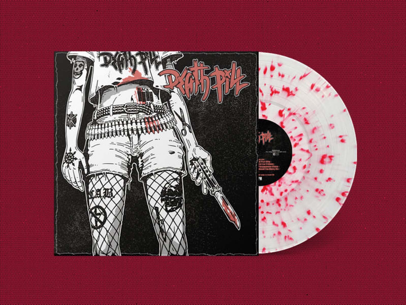 Death pill - 2nd edition (Edición color) (LP-Vinilo) Rojo-2