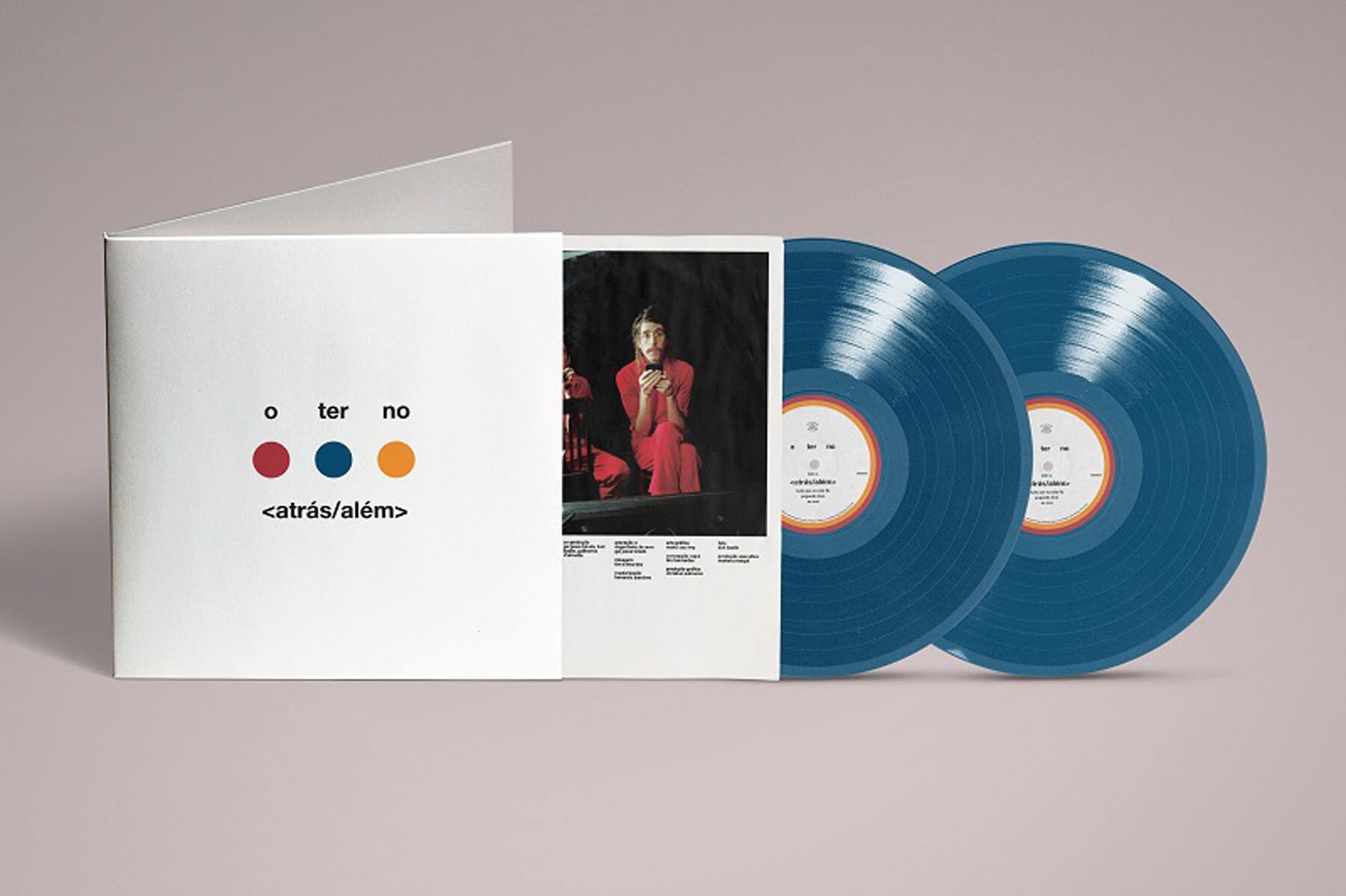 <Atrás/Além> (Edición Color) (2 LP-Vinilo) Azul-2