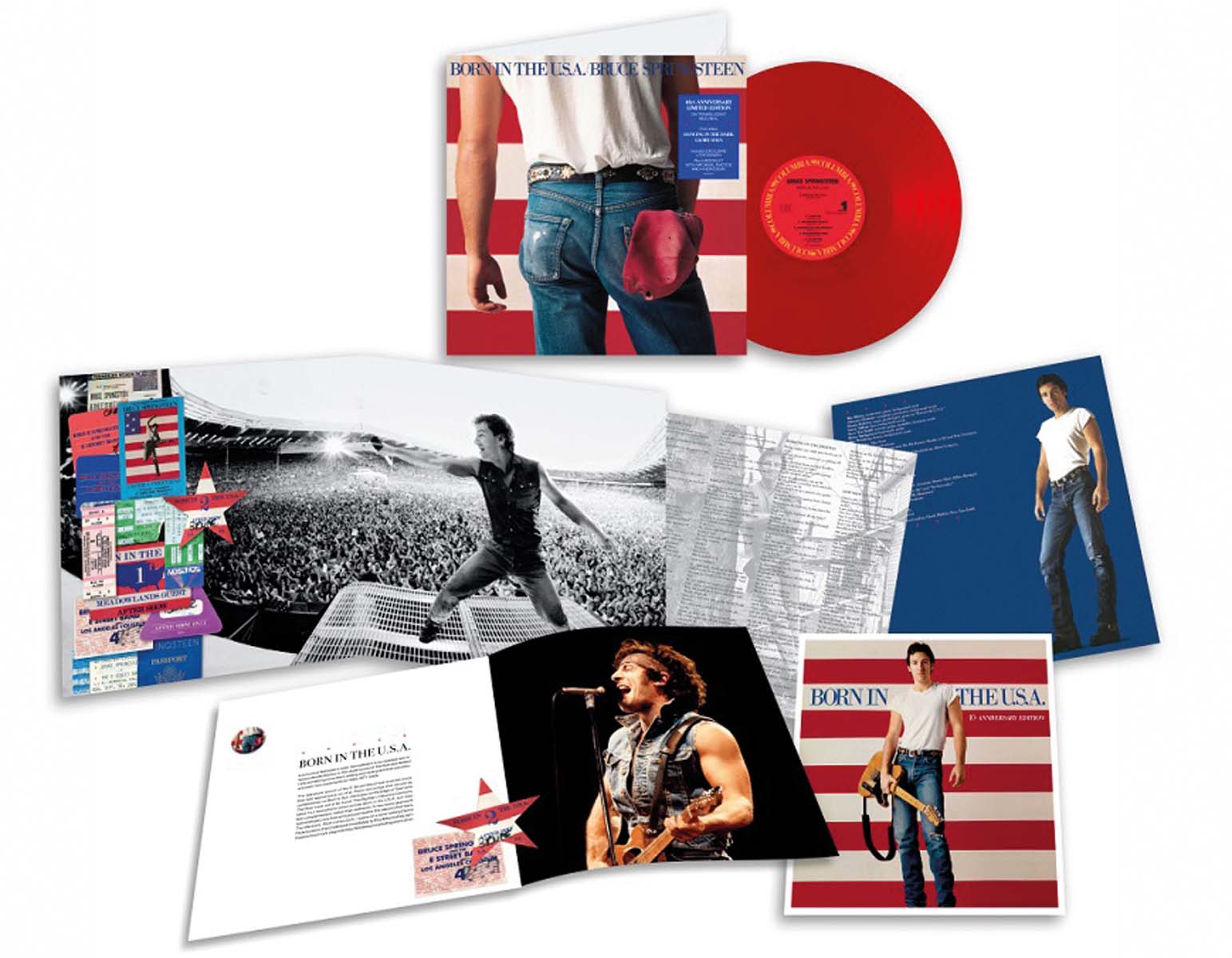 Born in the U.S.A. 40Th Anniversary (Edición Color) (LP-Vinilo) Rojo-2