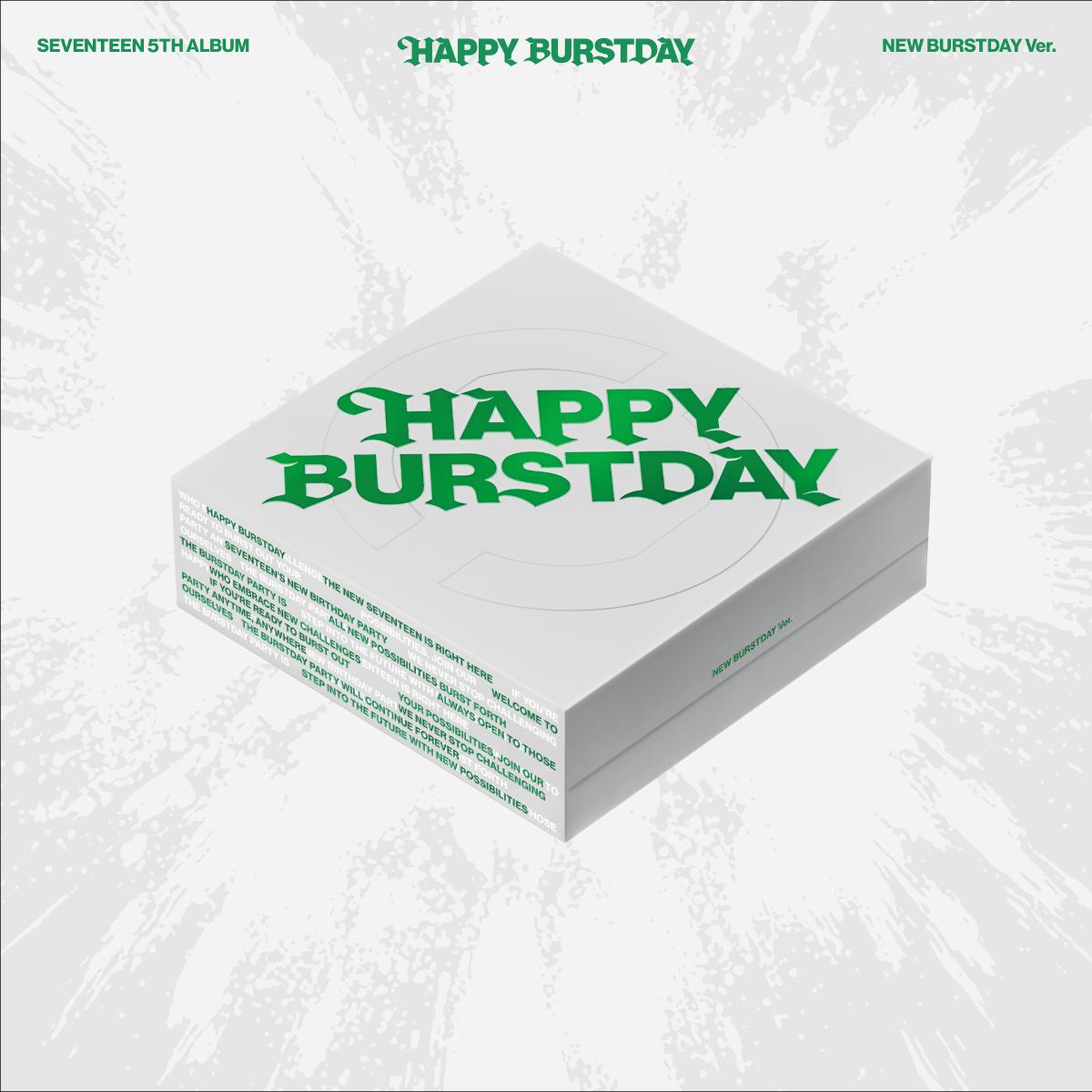 SEVENTEEN 5th Album HAPPY BURSTDAY (NEW BURSTDAY Ver.) (CD