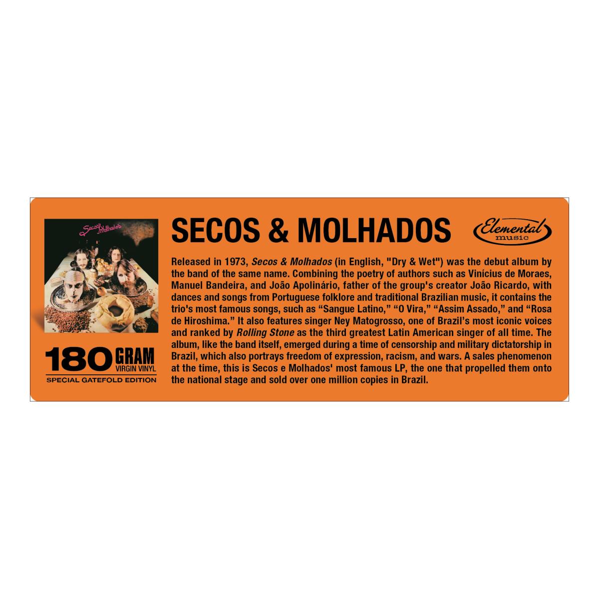 Imagen 3 de Secos e Molhados (LP-Vinilo)