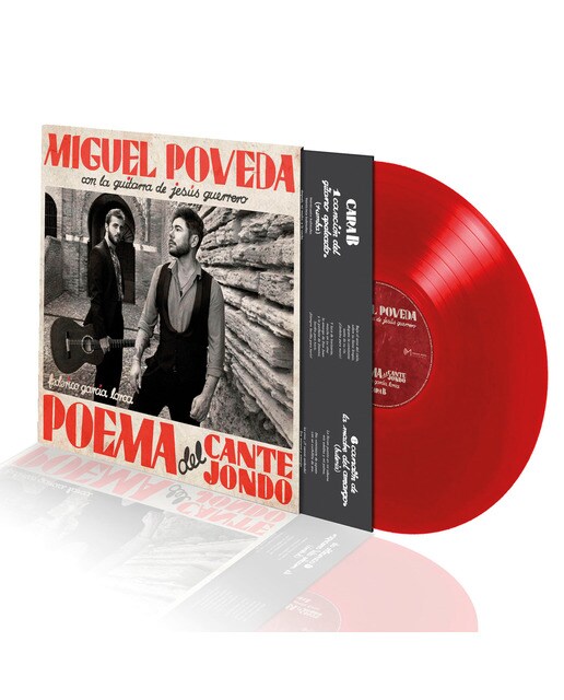 Miguel Poveda con la guitarra de Jesús Guerrero - Poema del Cante Jondo (Edición Color) (LP-Vinilo) Rojo-2