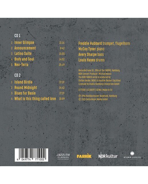 Live at The Fabrik, Hamburg 1986 (2 CD) 2