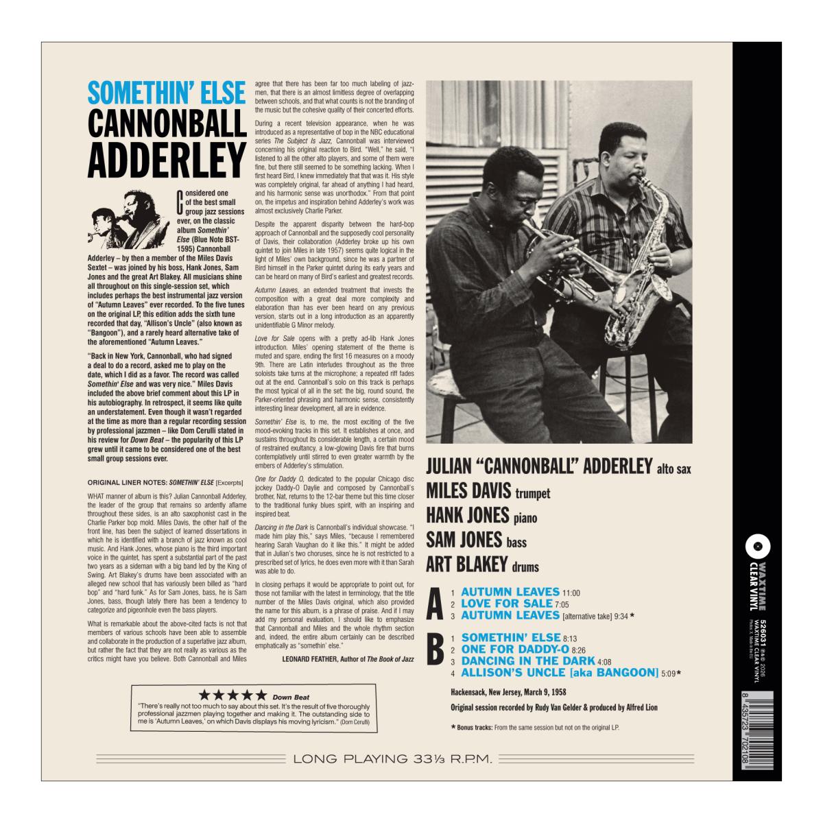 Somethin' Else (Edición Color) (LP-Vinilo) 3