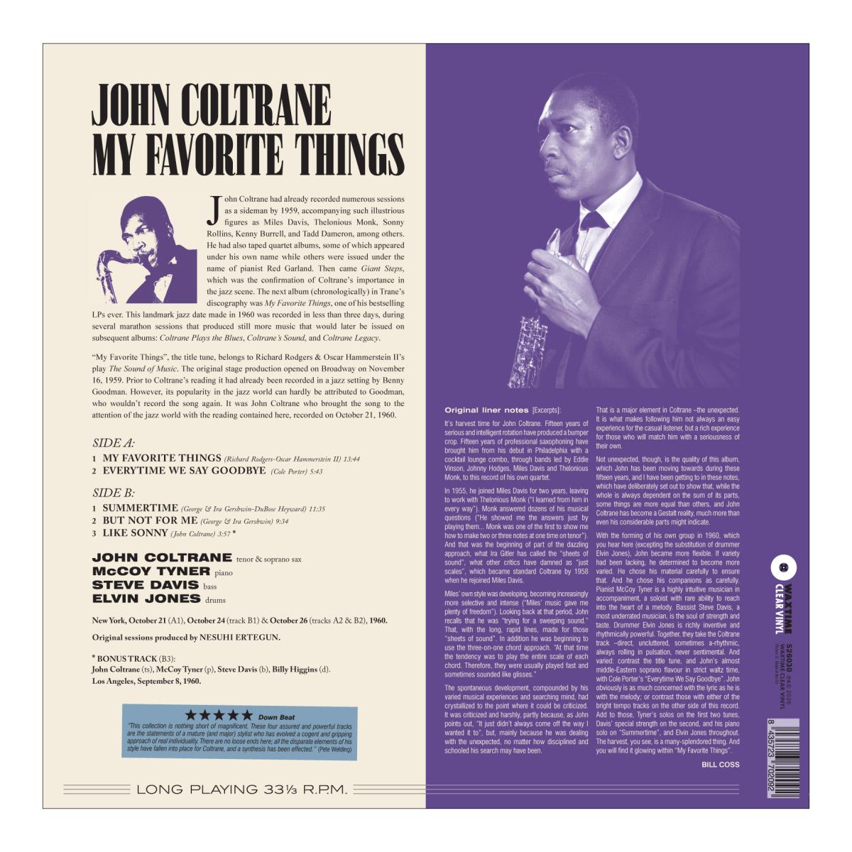 My Favorite Things (Edición Color) (LP-Vinilo) 3