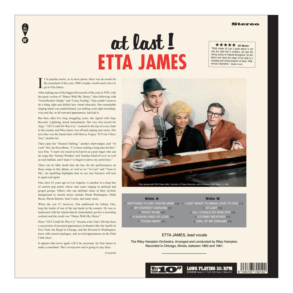At Last! (10 Inch LP-Vinilo) (LP-Vinilo) 2