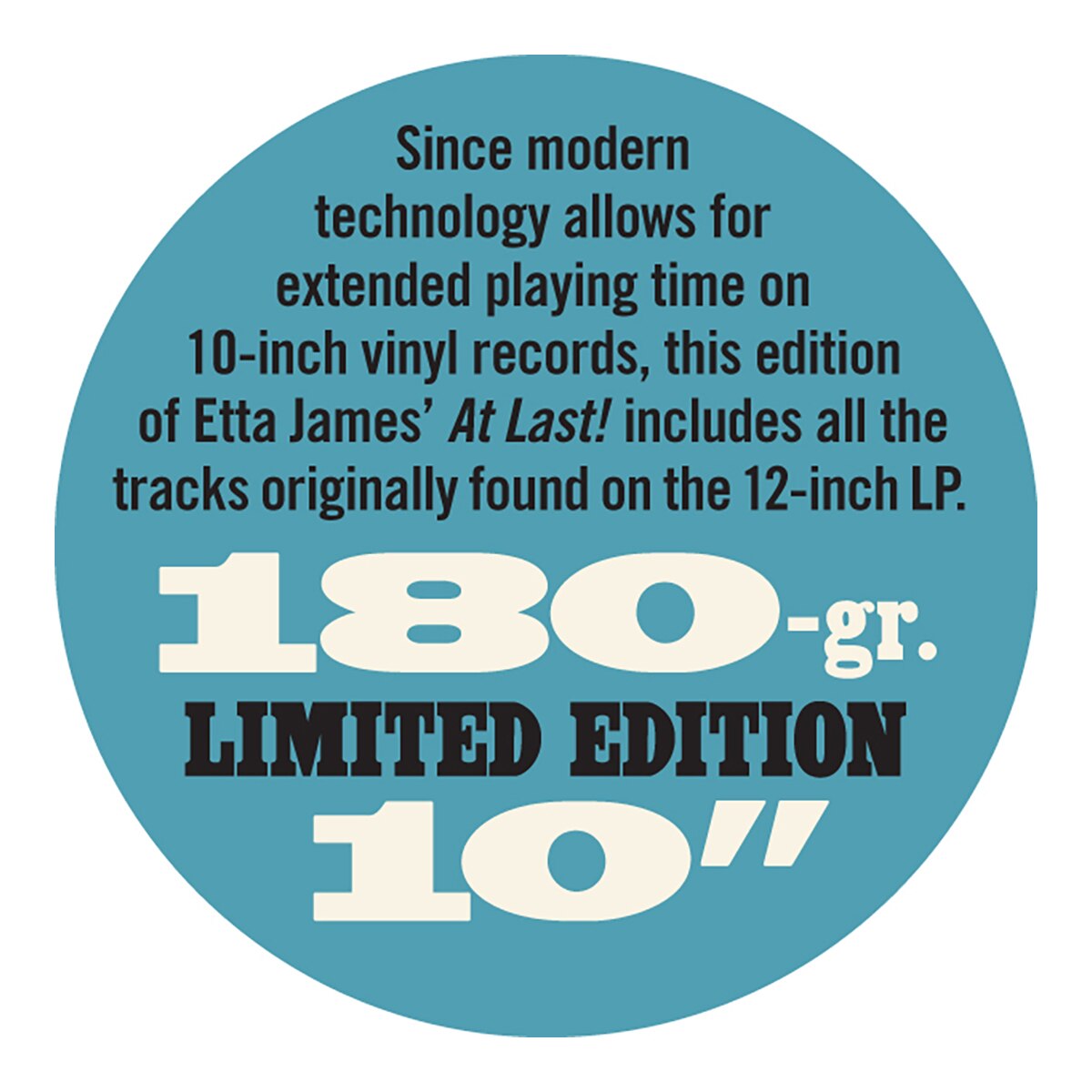 At Last! (10 Inch LP-Vinilo) (LP-Vinilo) 3