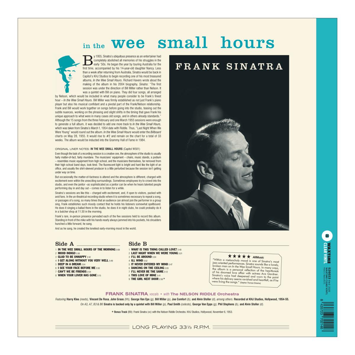In The Wee Small Hours (Edición Color) (LP-Vinilo) 3