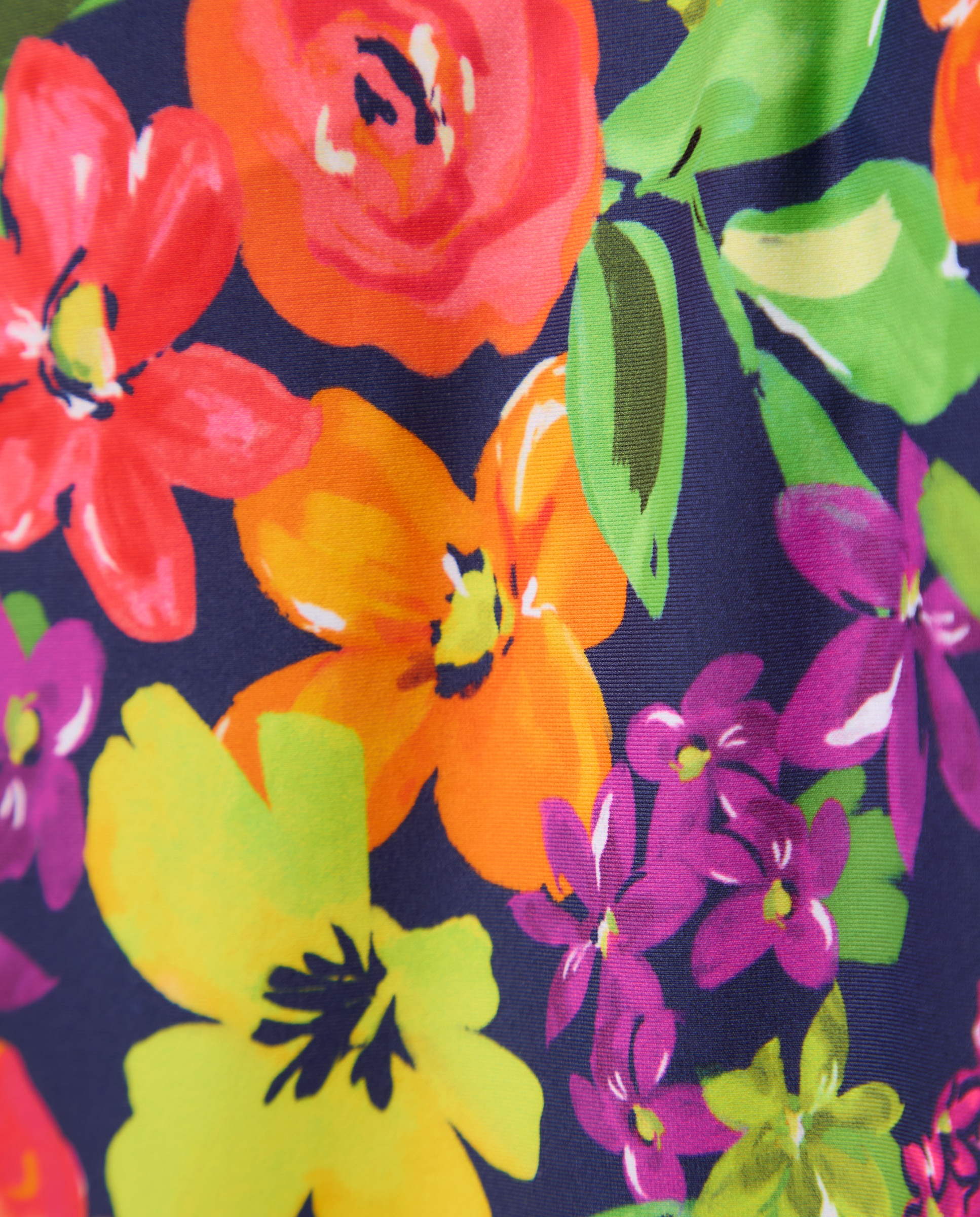Fato de Banho com Estampado Floral e Laços Multicolor-6