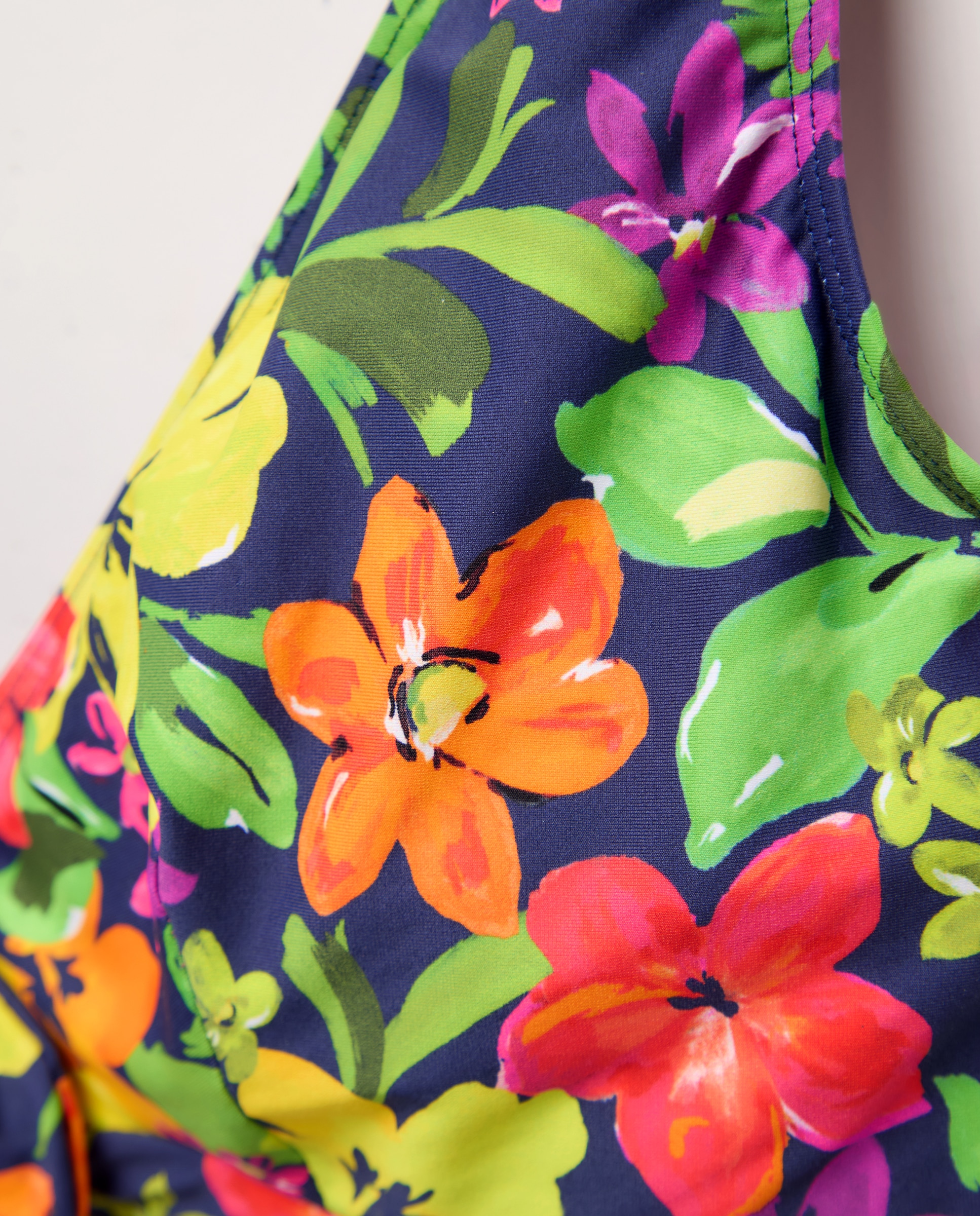 Soutien de Biquíni de Estampado Floral com Detalhe de Laços Multicolor-5