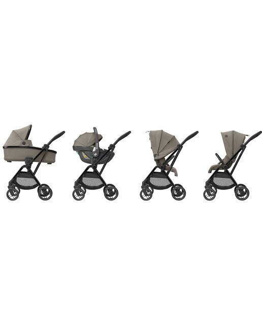 Carrinho de Passeio Leona 2 - 0-22 kg Bege-17