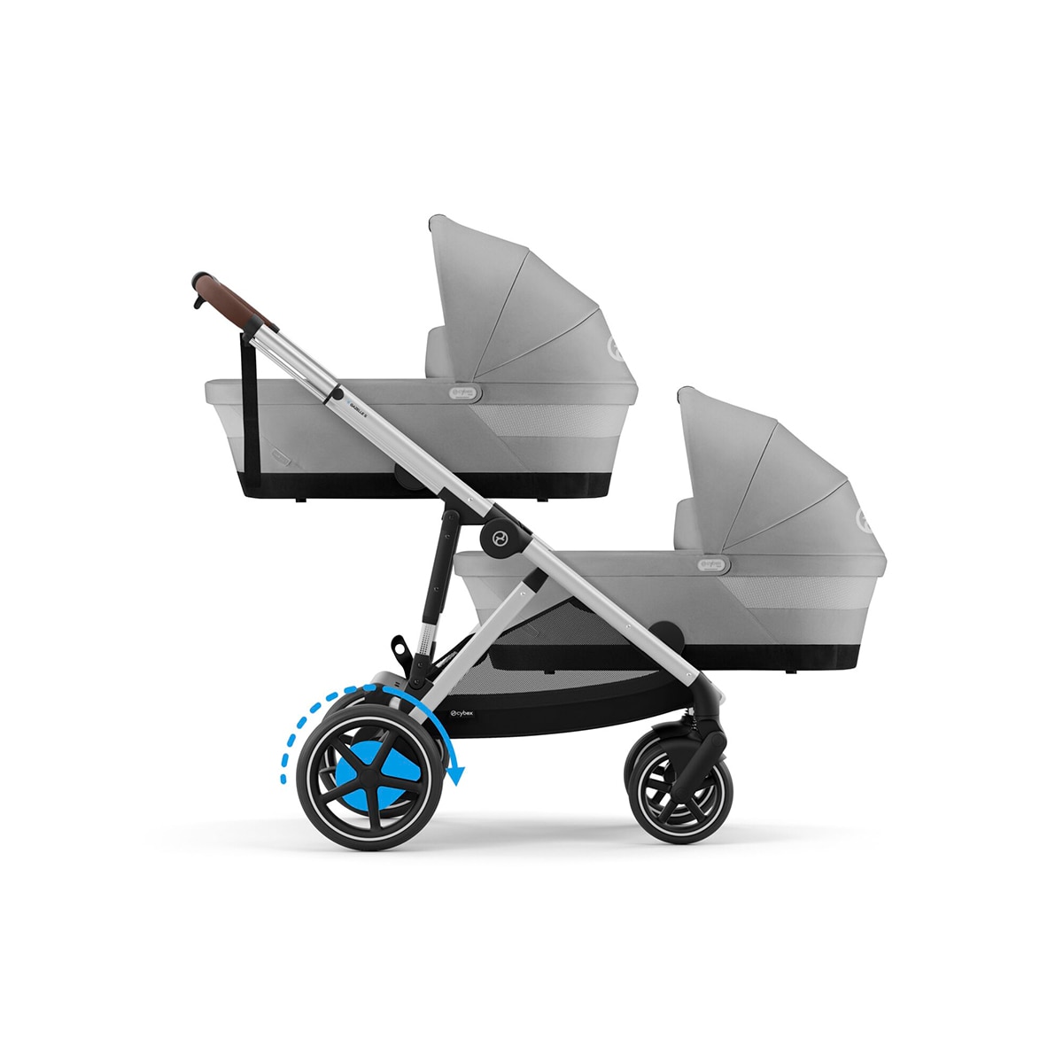 Silla de paseo CYBEX e-Gazelle S - Gris Gris-6