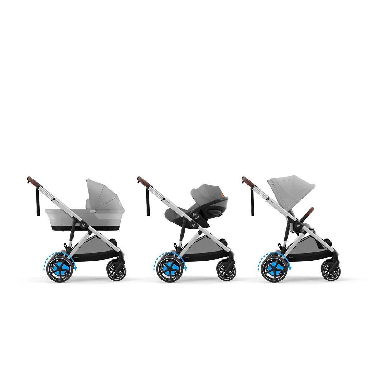 Silla de paseo CYBEX e-Gazelle S - Gris Gris-8