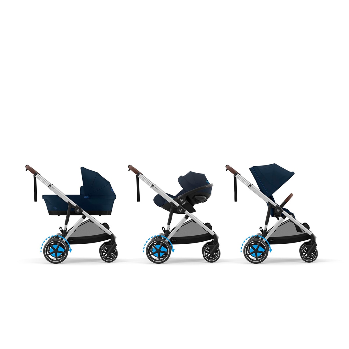 Silla de paseo CYBEX e-Gazelle S - Azul oscuro Azul oscuro-8
