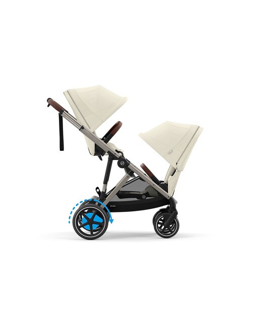 Silla de paseo CYBEX e-Gazelle S - Blanco Blanco-3