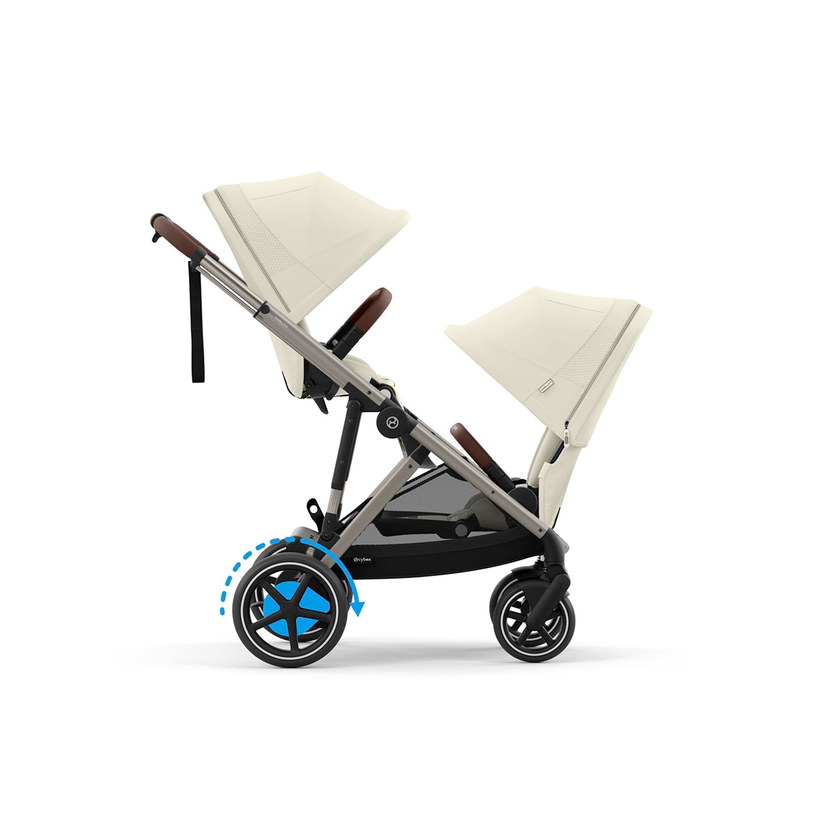 Silla de paseo CYBEX e-Gazelle S - Blanco Blanco-4