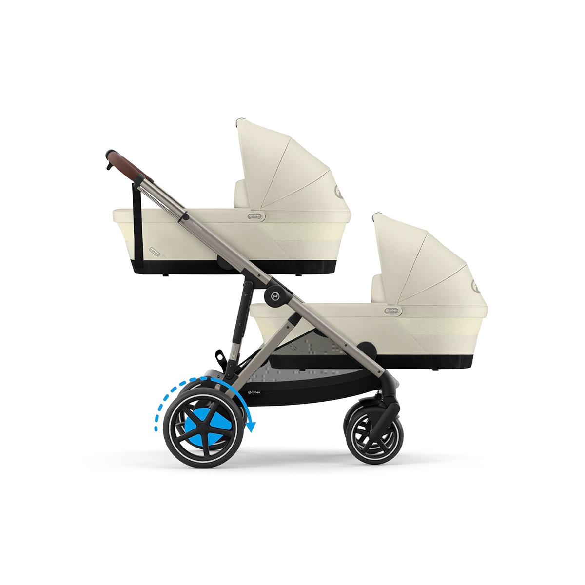 Silla de paseo CYBEX e-Gazelle S - Blanco Blanco-6