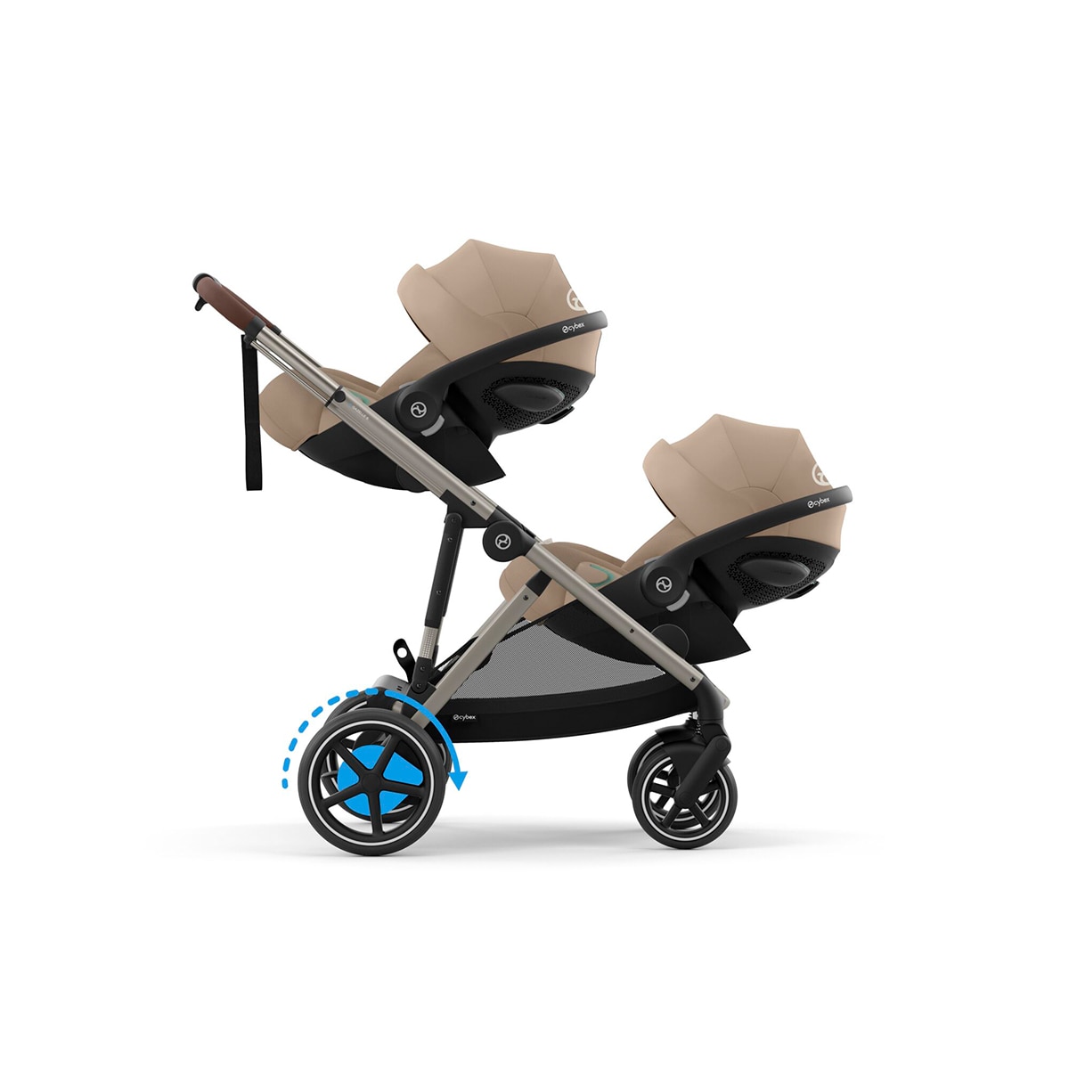 Imagen 7 de Silla de paseo CYBEX e-Gazelle S - Marrón Beige