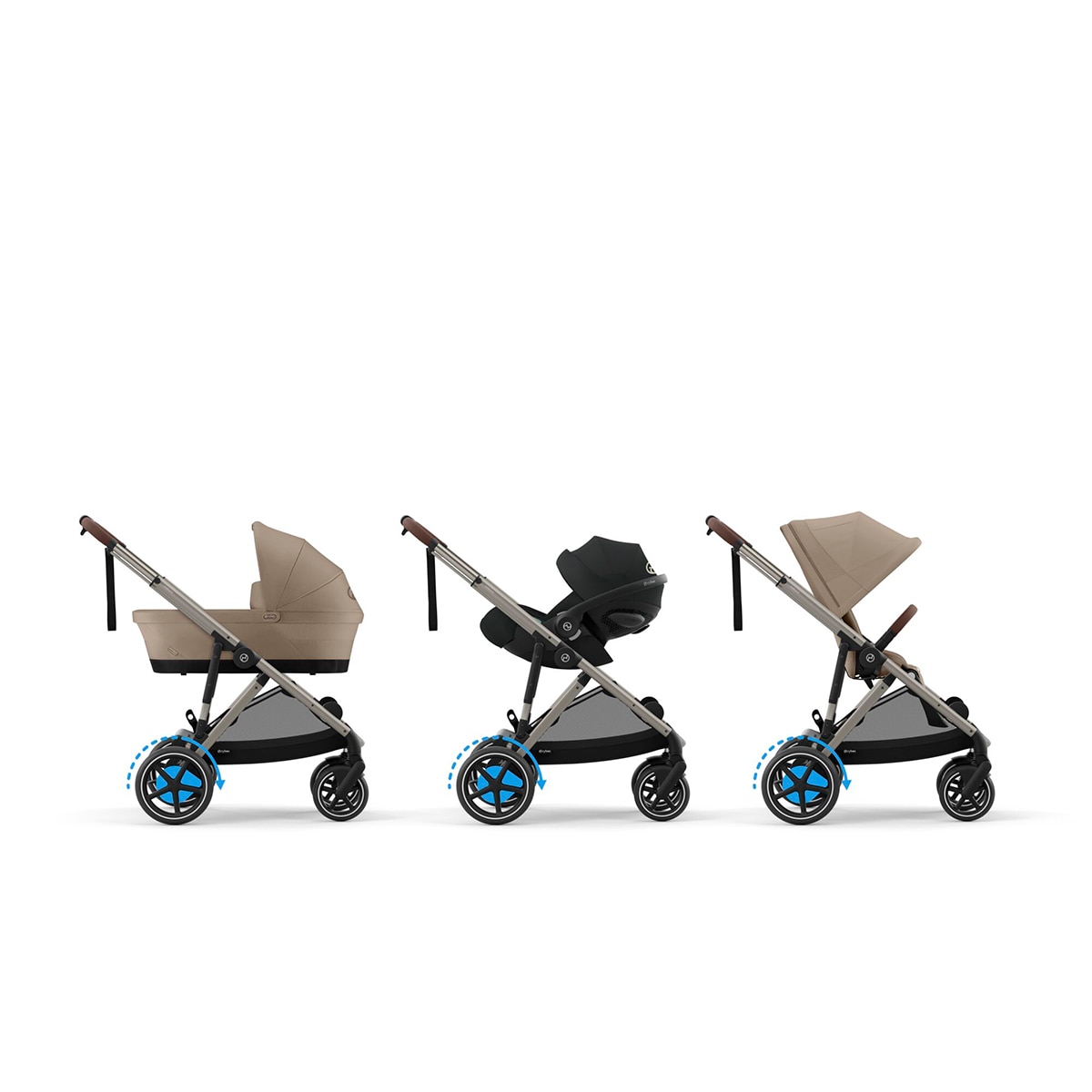 Imagen 8 de Silla de paseo CYBEX e-Gazelle S - Marrón Beige