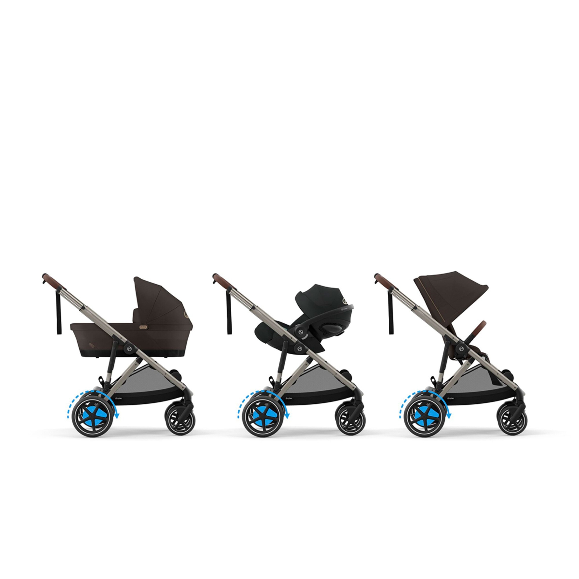 Imagen 10 de Silla de paseo CYBEX e-Gazelle S - Marrón Beige