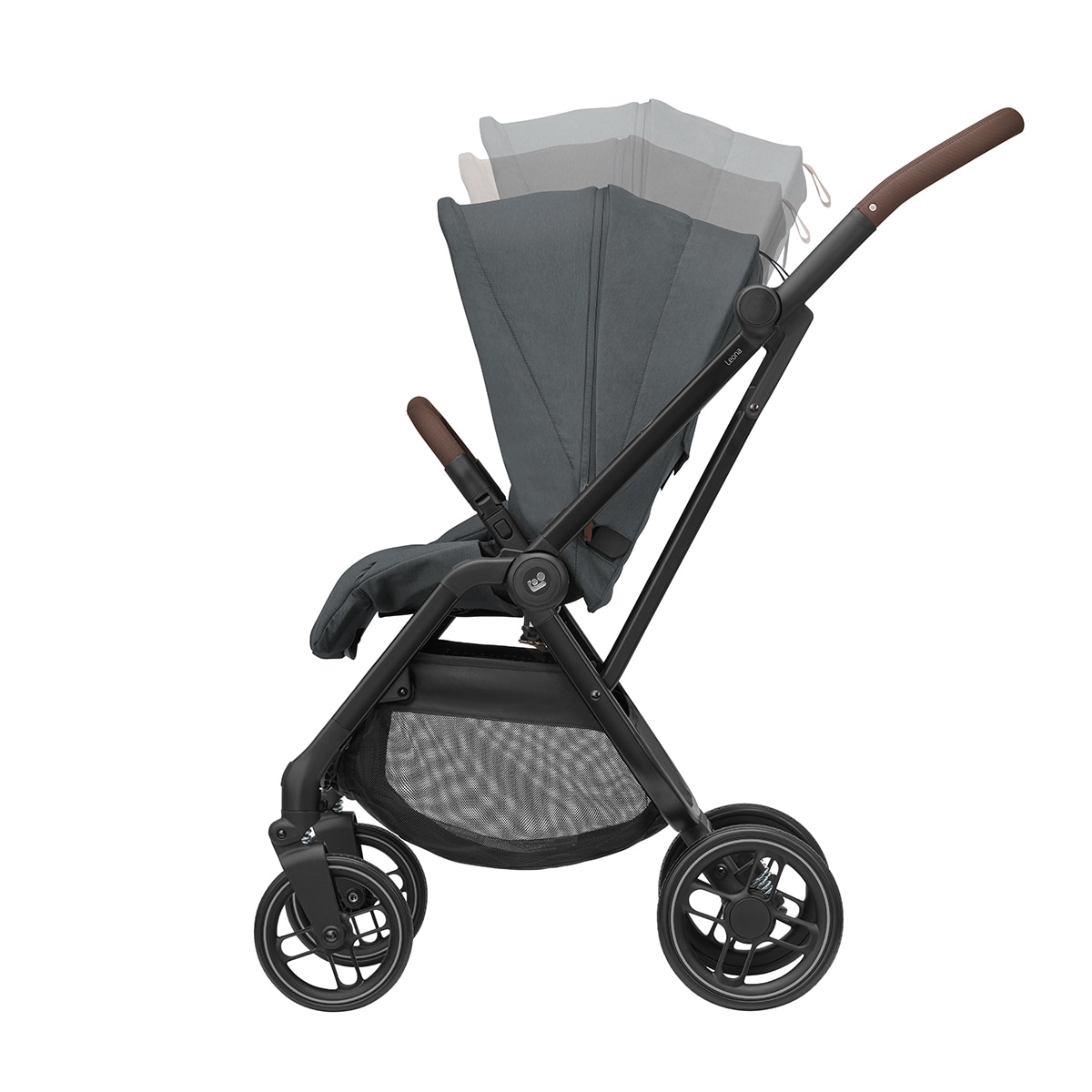 Silla de paseo ultracompacta Maxi-Cosi Leona2, 0-22Kg, 0-4años - Gris oscuro Gris oscuro-4