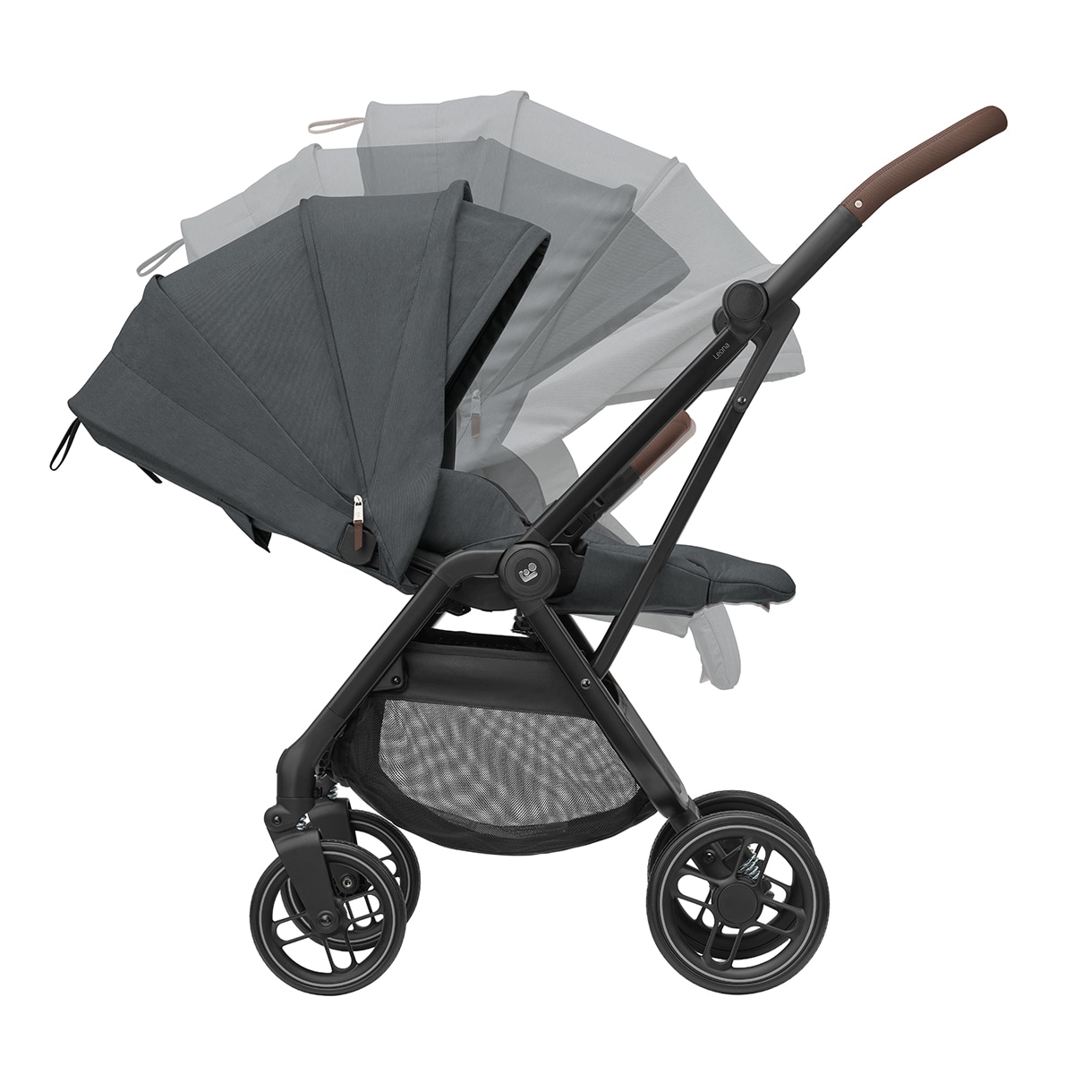 Silla de paseo ultracompacta Maxi-Cosi Leona2, 0-22Kg, 0-4años - Gris oscuro Gris oscuro-11