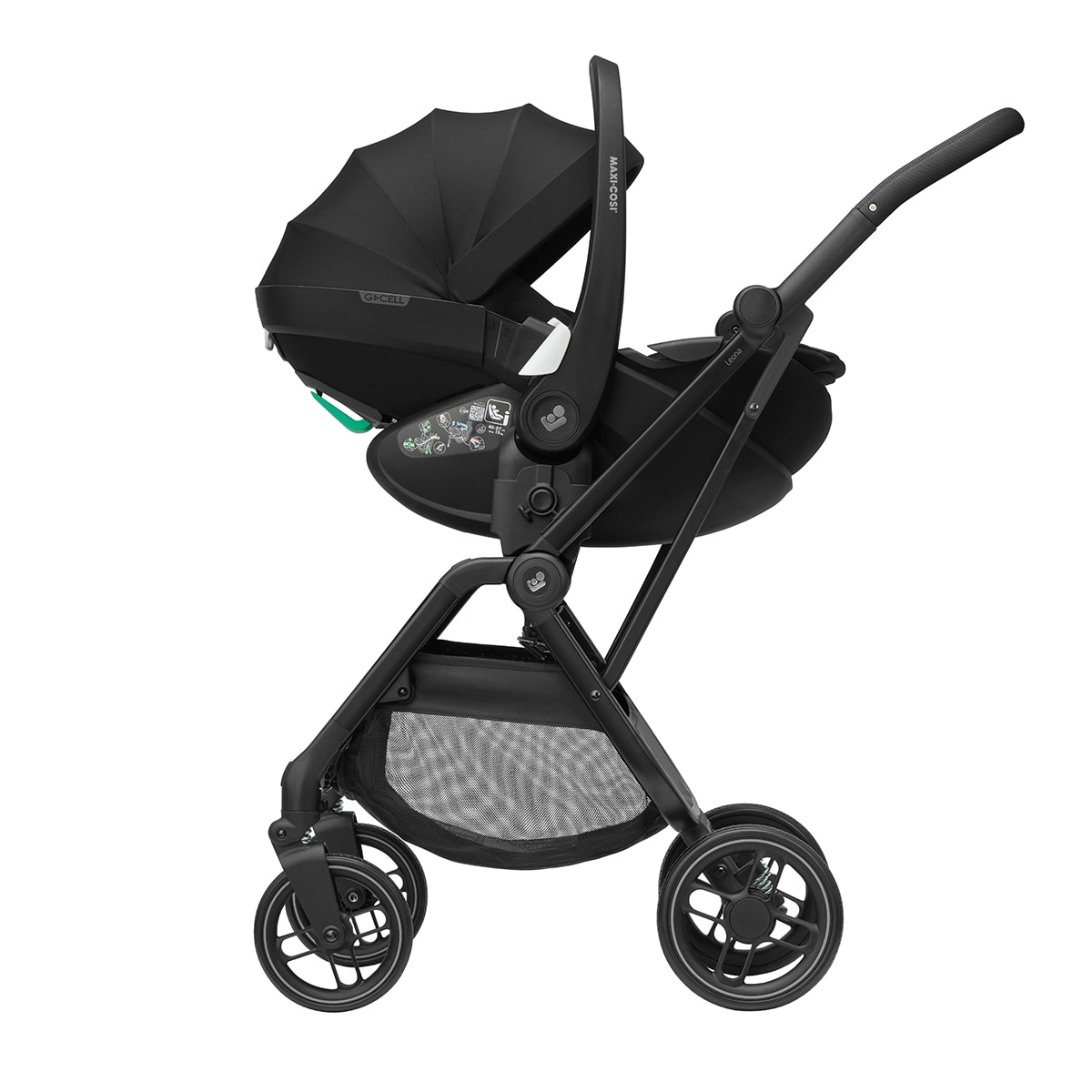 Silla de paseo ultracompacta Maxi-Cosi Leona2, 0-22Kg, 0-4años - Negro Negro-6