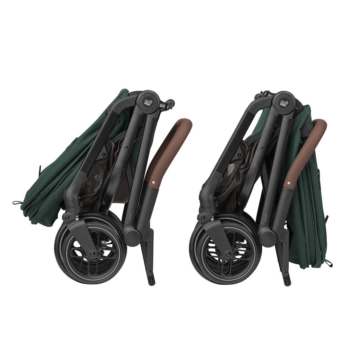 Silla de paseo ultracompacta Maxi-Cosi Leona2, 0-22Kg, 0-4años - Verde oscuro Verde oscuro-5