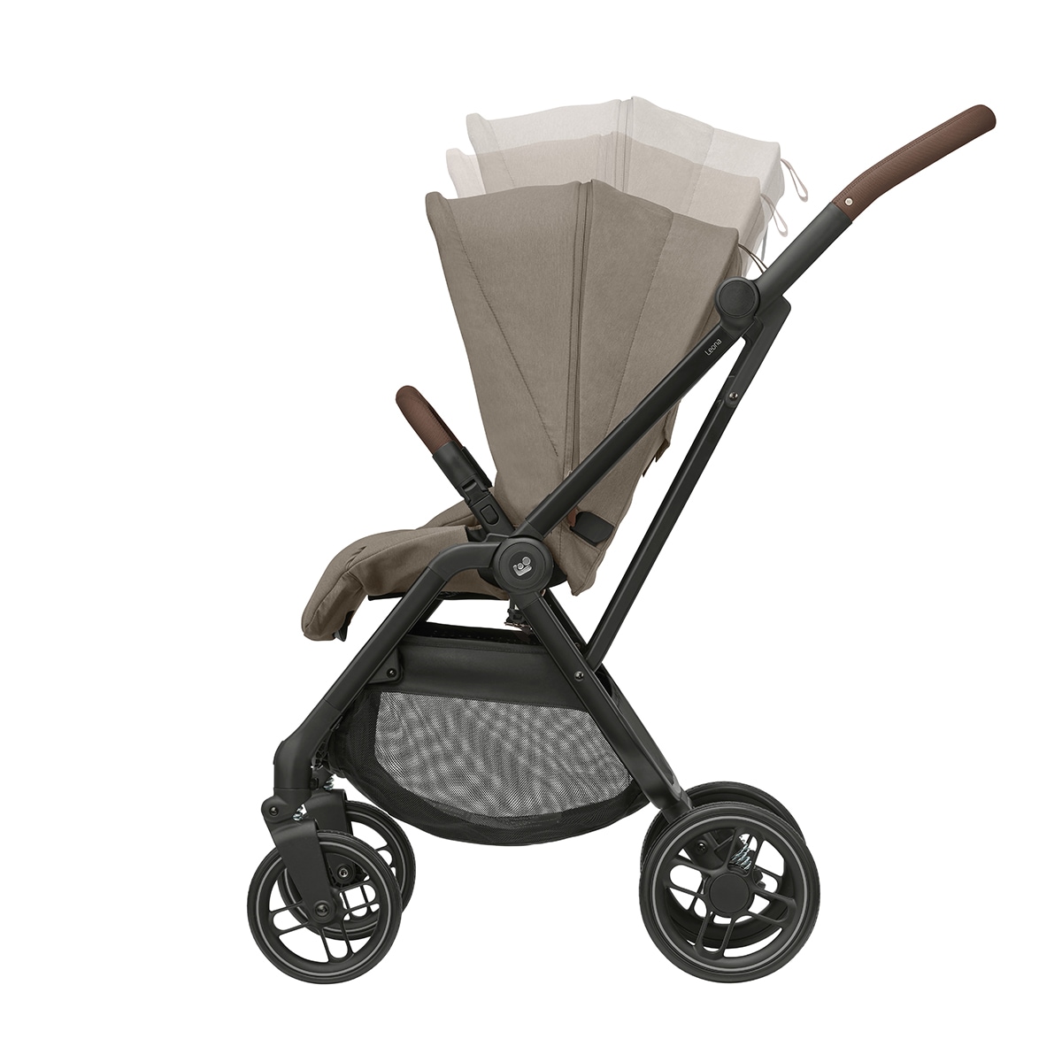 Carrinho de Passeio Ultracompacto Leona2, 0-22 Kg, 0-4 Anos Castanho-4