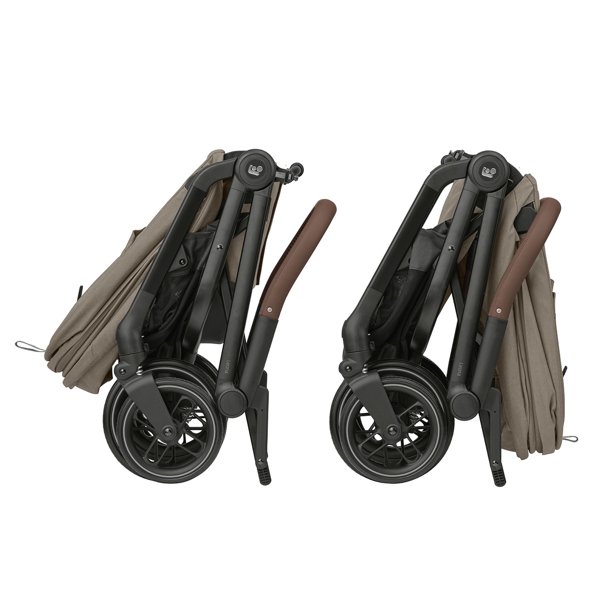 Carrinho de Passeio Ultracompacto Leona2, 0-22 Kg, 0-4 Anos Castanho-5