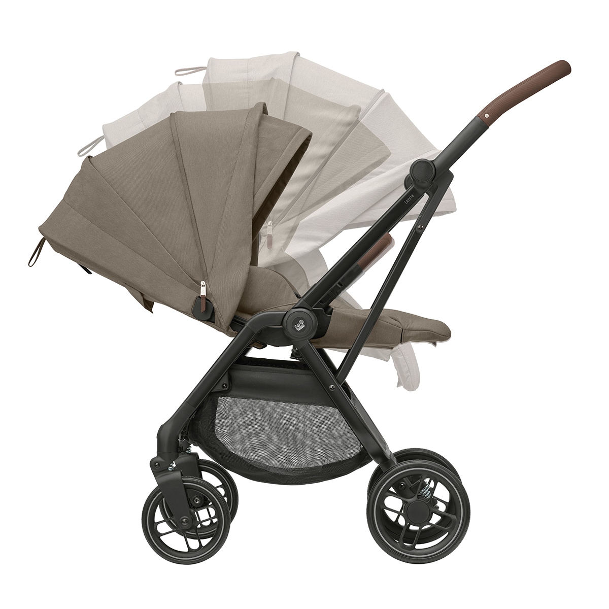 Carrinho de Passeio Ultracompacto Leona2, 0-22 Kg, 0-4 Anos Castanho-11