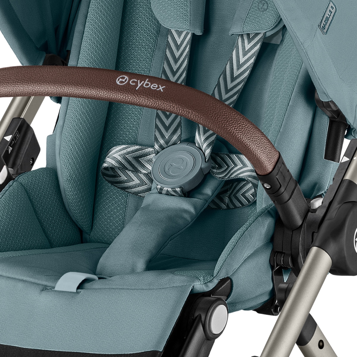 Silla de paseo CYBEX Gazelle S - Marrón Azul claro-7