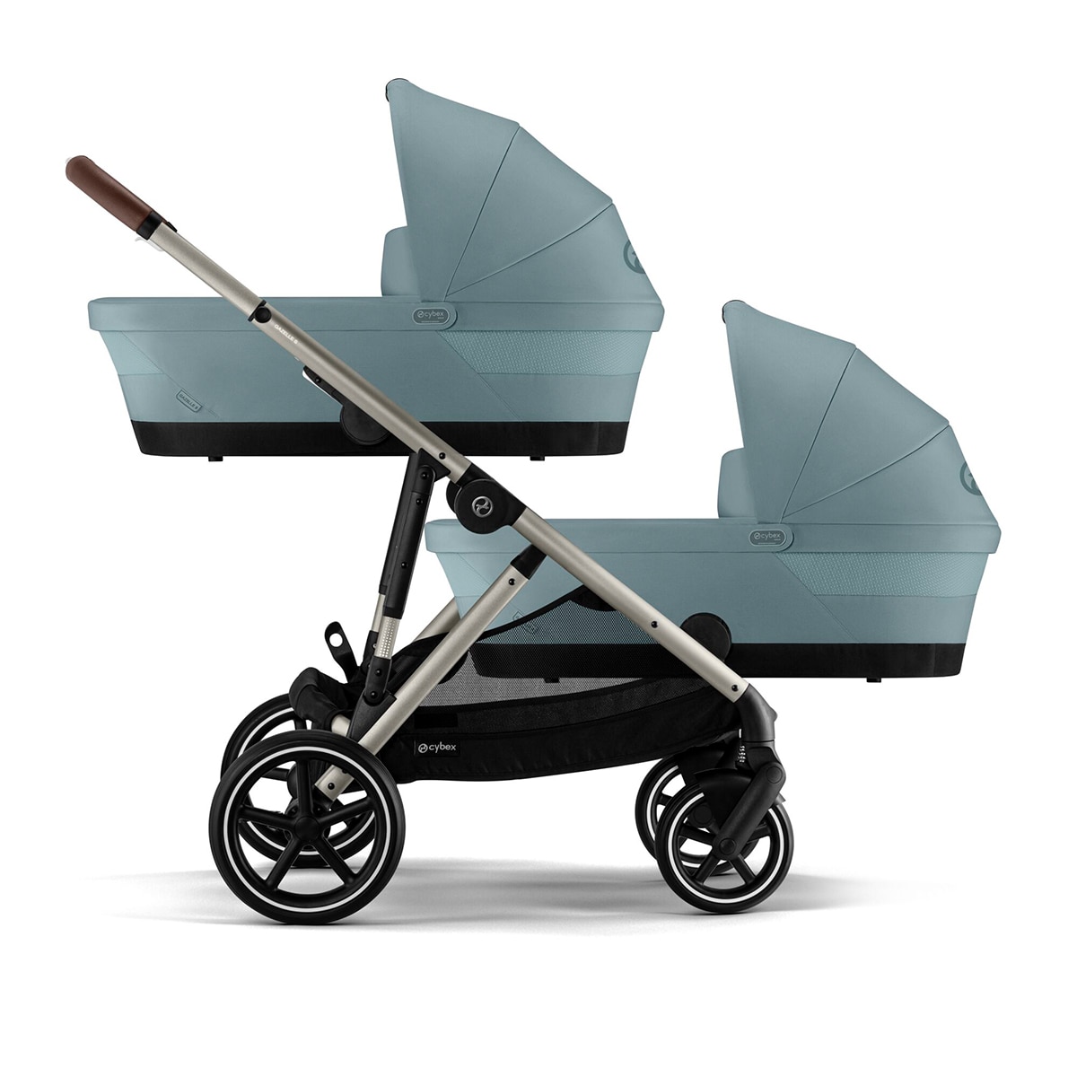 Silla de paseo CYBEX Gazelle S - Marrón Azul claro-9