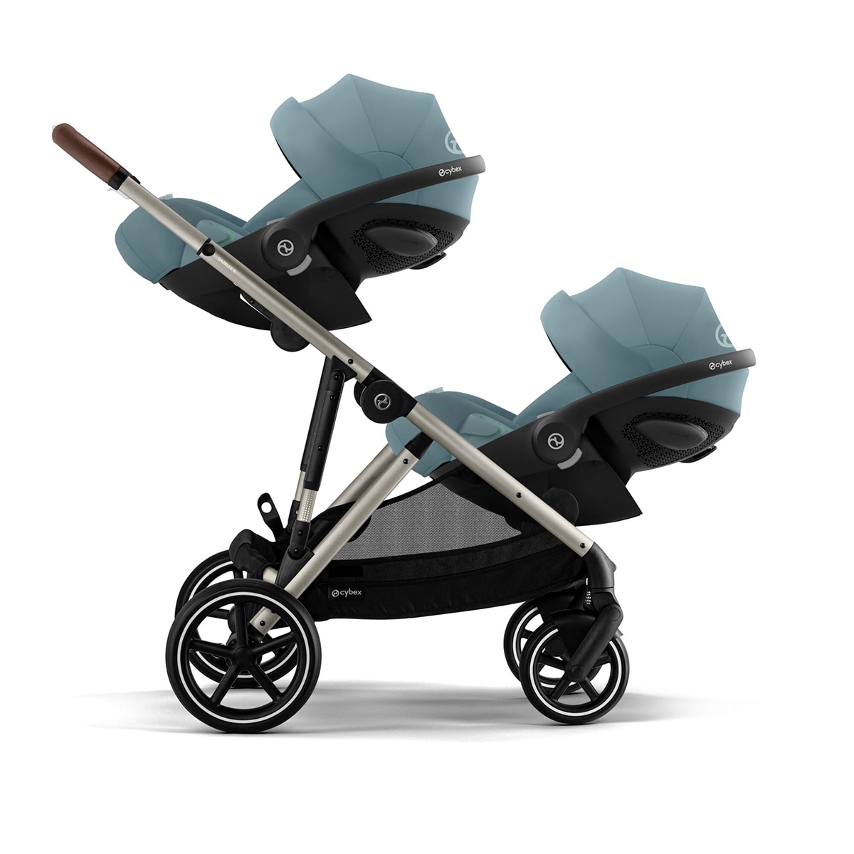 Silla de paseo CYBEX Gazelle S - Marrón Azul claro-10