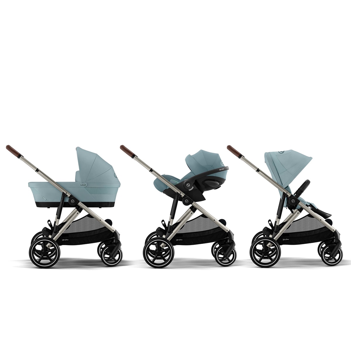 Silla de paseo CYBEX Gazelle S - Marrón Azul claro-11