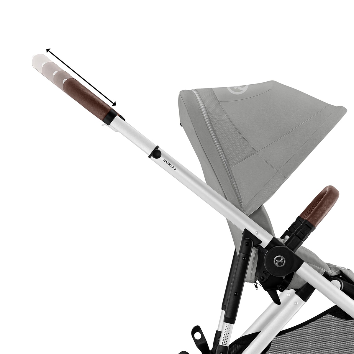 Silla de paseo CYBEX Gazelle S - Gris Gris-3